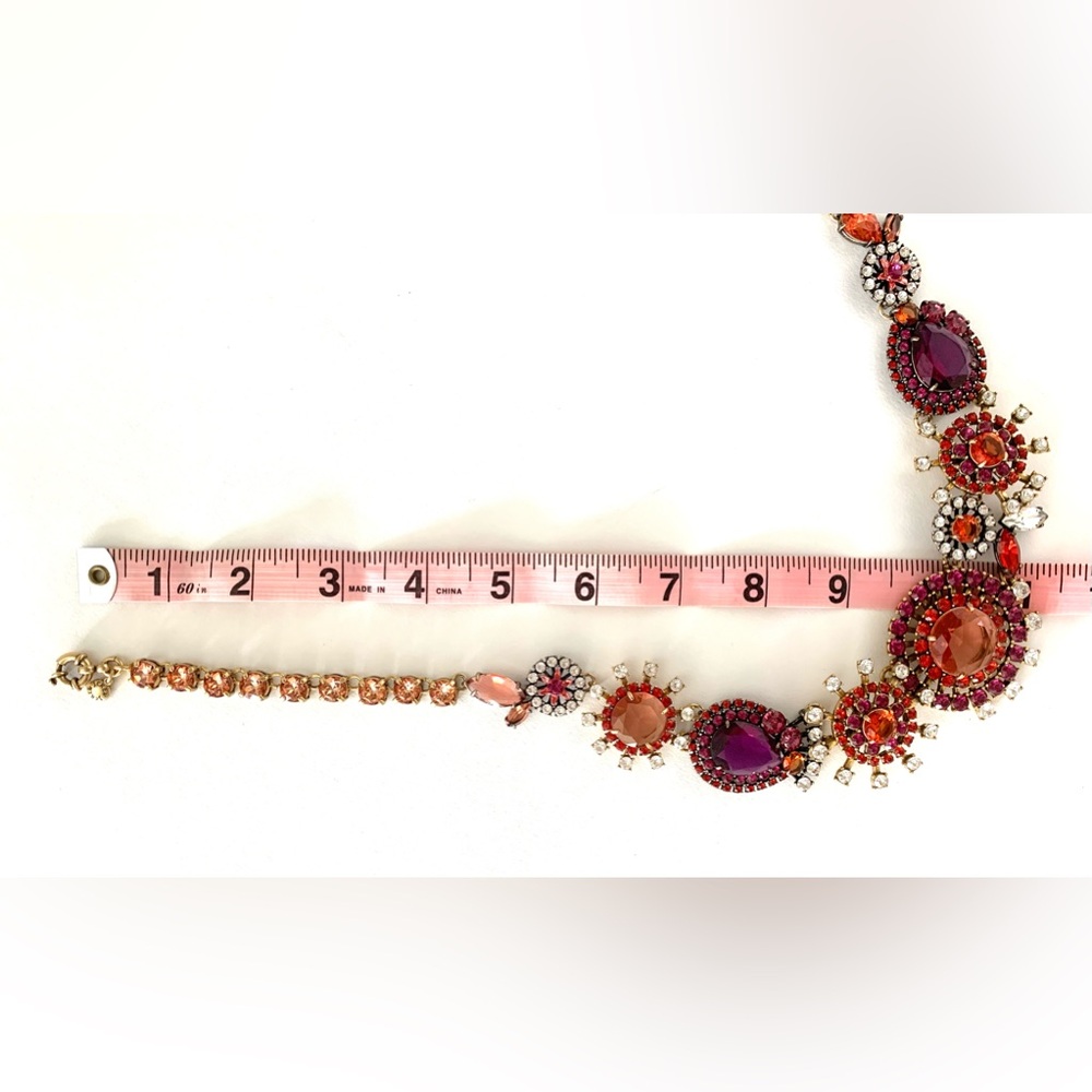 Dramatic Multi-Medallion, Multi-Gemstone J. Crew … - image 8